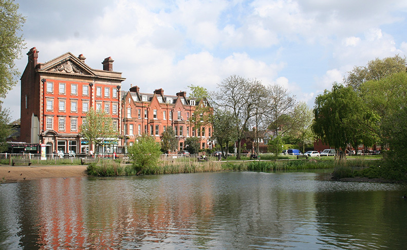 Barnes Village Pond image