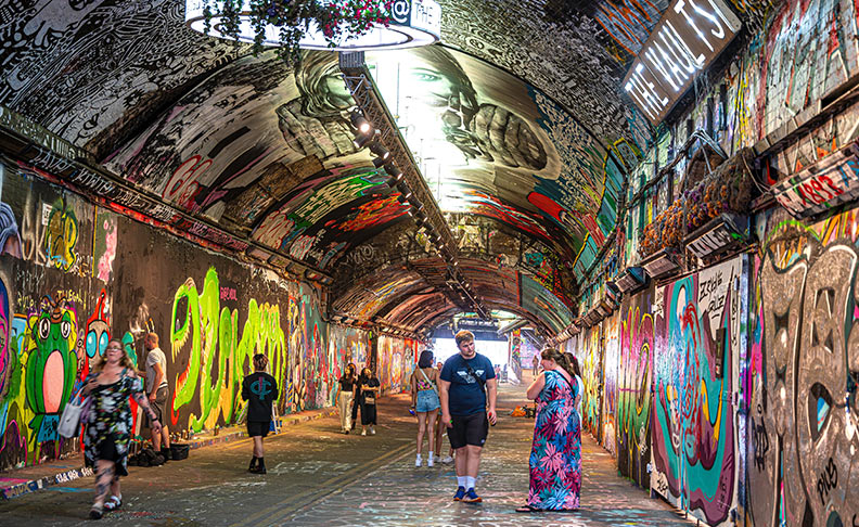 Leake Street Graffiti Tunnel image