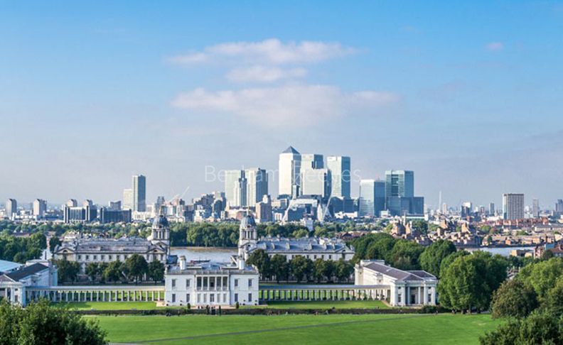 Greenwich area view