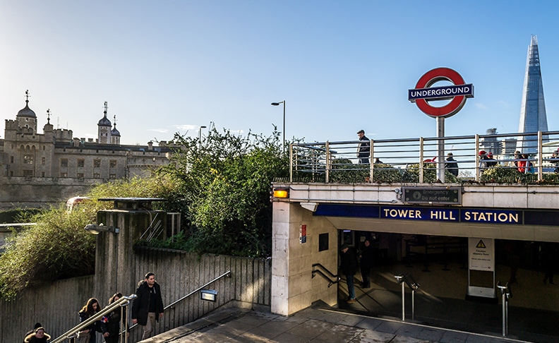 Tower Hill area view