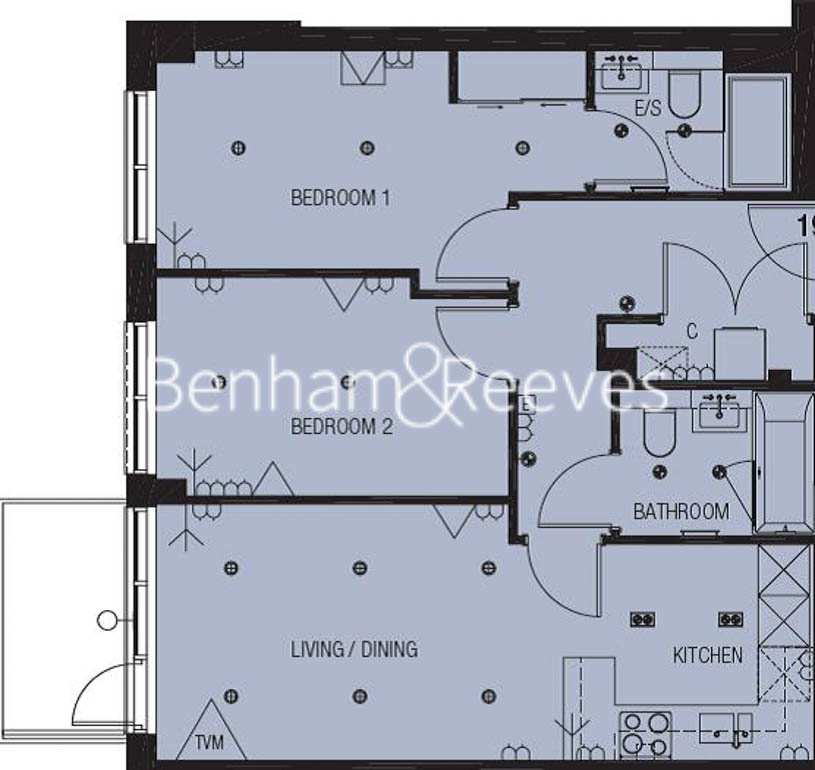 2 bedrooms flat to rent in Longfield Avenue, Ealing W5-Floorplan