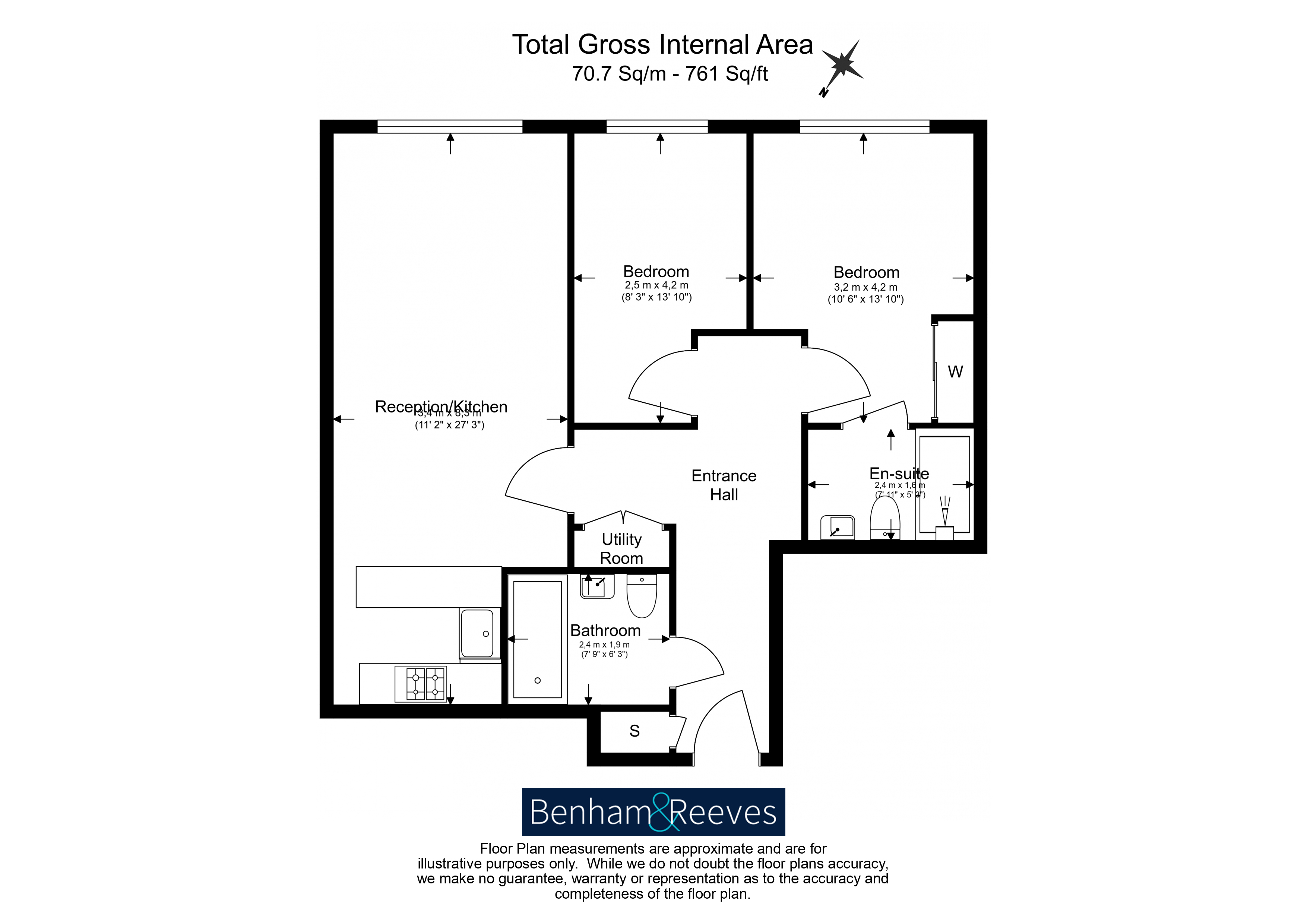 2 bedrooms flat to rent in Longfield Avenue, Ealing, W5-Floorplan