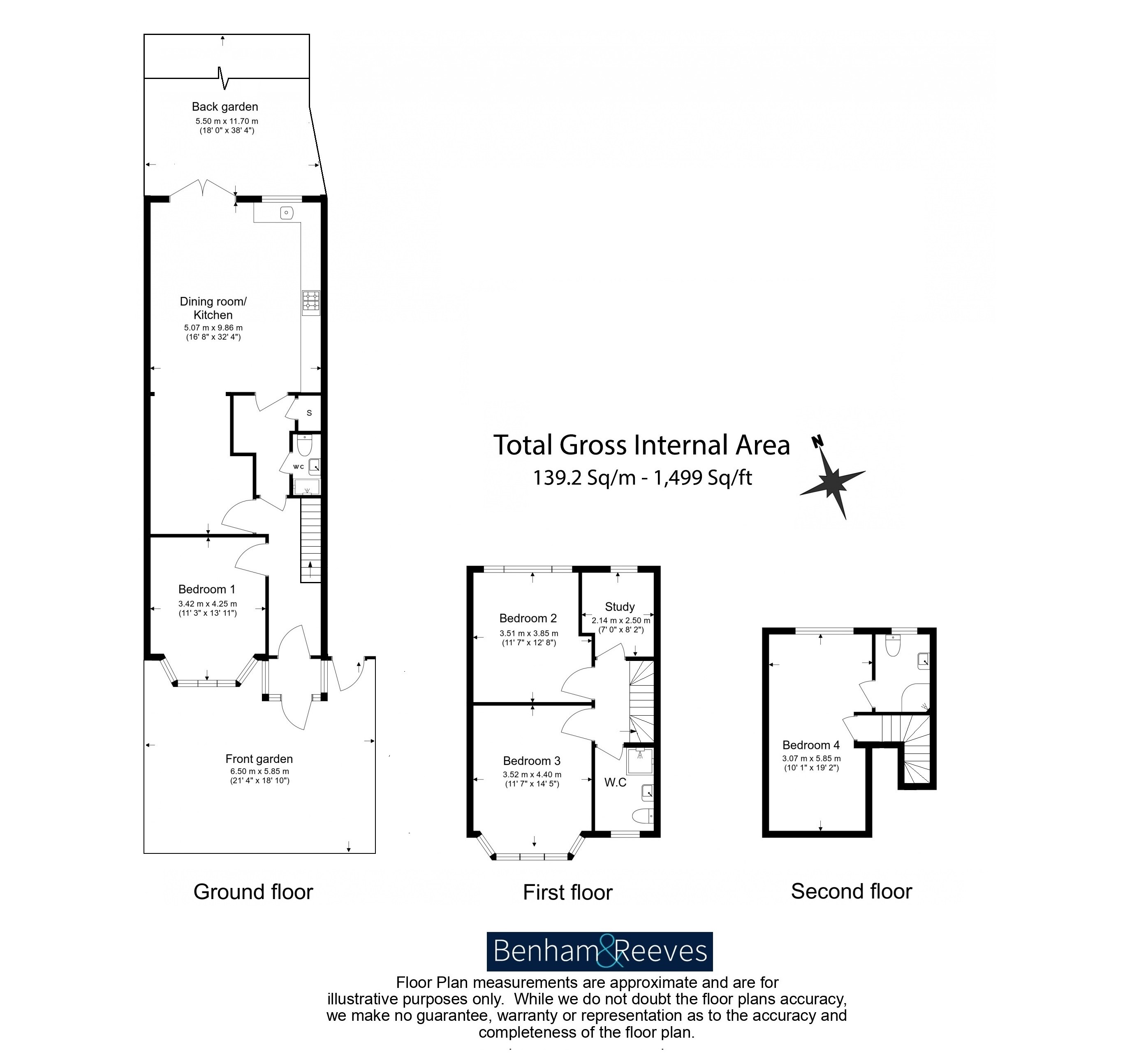 5 bedrooms house to rent in Uneeda Drive, Greenford, UB6-Floorplan