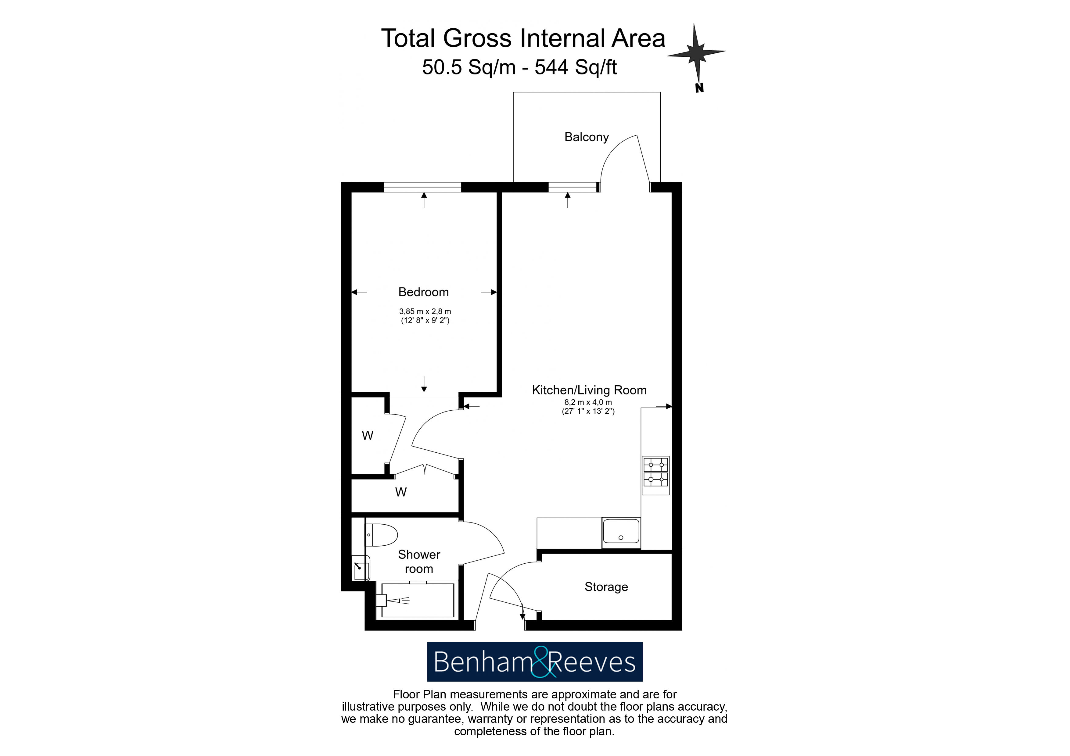 1 bedroom flat to rent in Filmworks Walk, Ealing, W5-Floorplan