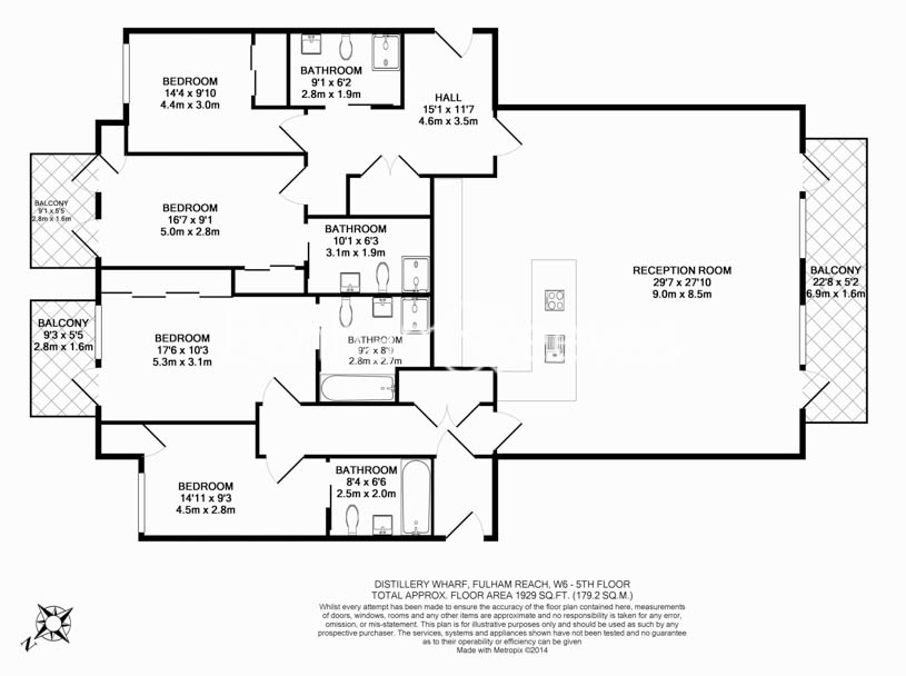 4 bedrooms flat to rent in Regatta Lane, Hammersmith, W6-Floorplan