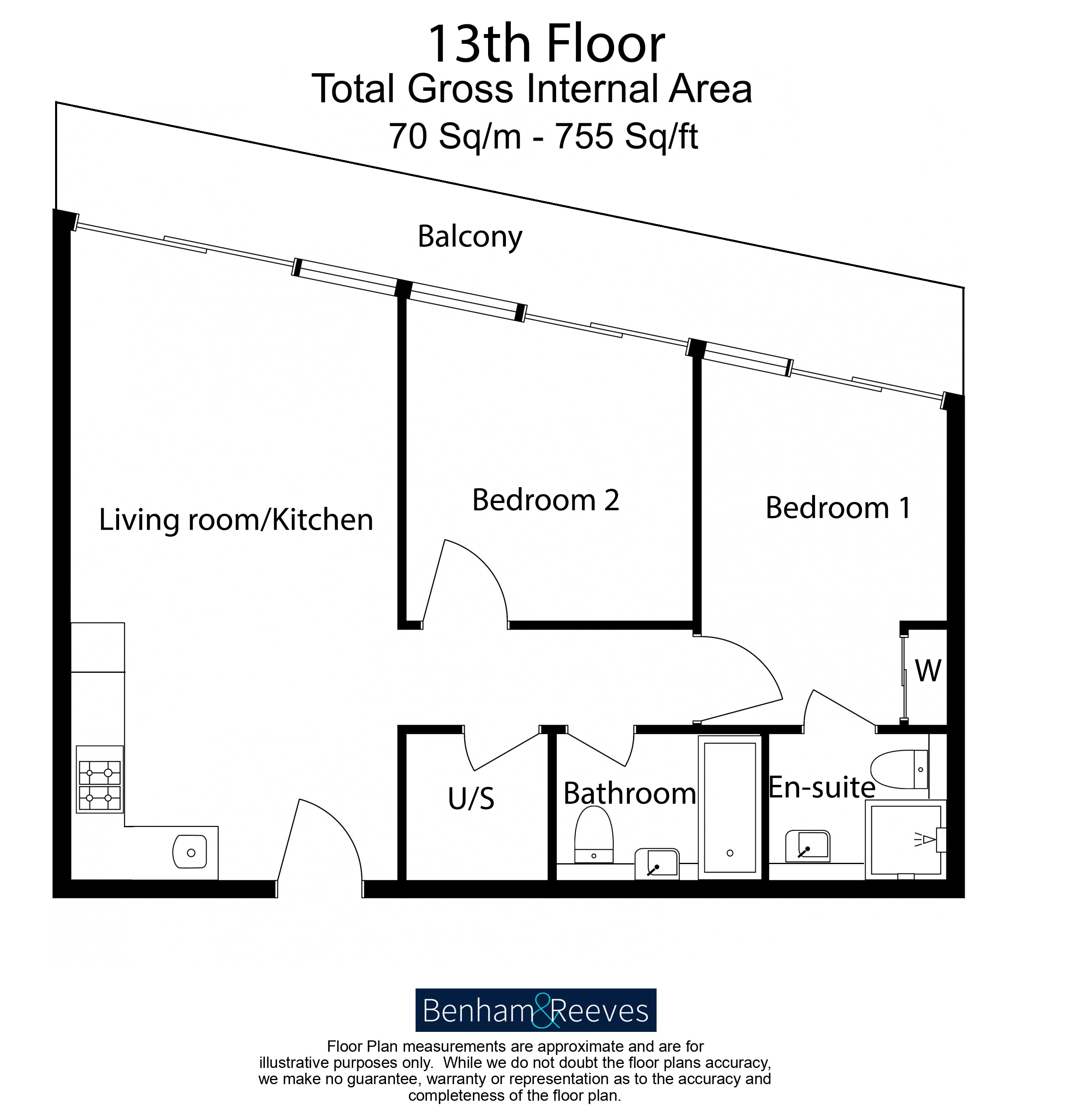 2 bedrooms flat to rent in Battersea Power Station, Battersea, SW11-Floorplan