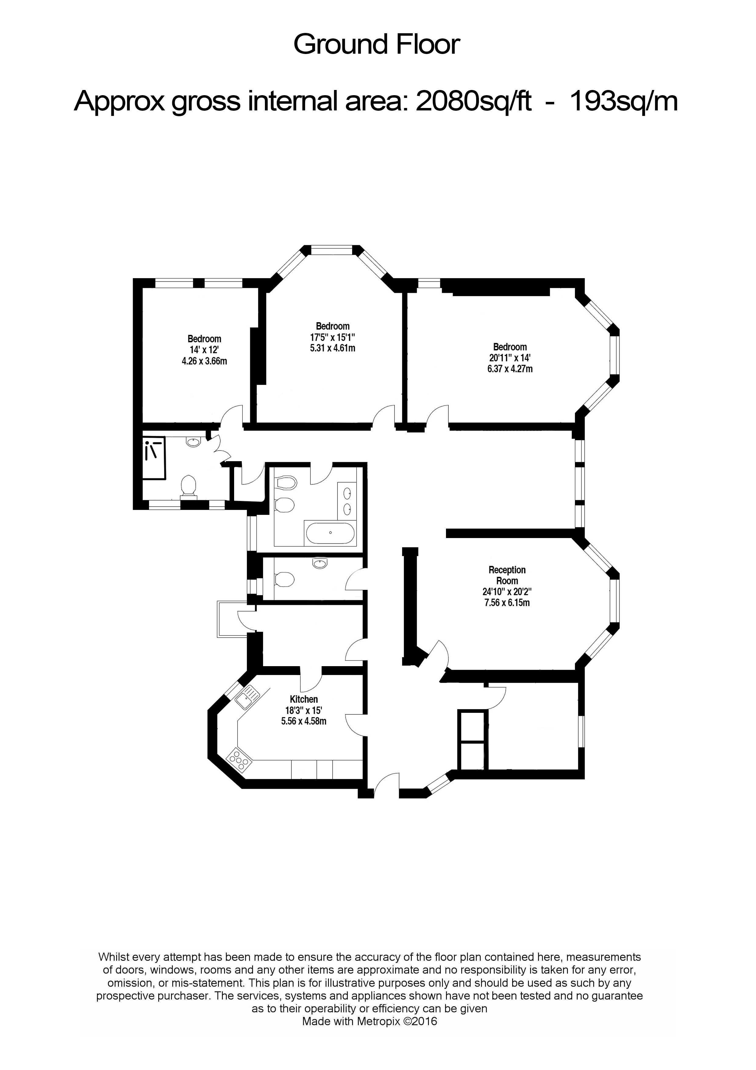 4 bedrooms flat to rent in East Heath Road, Hampstead, NW3-Floorplan