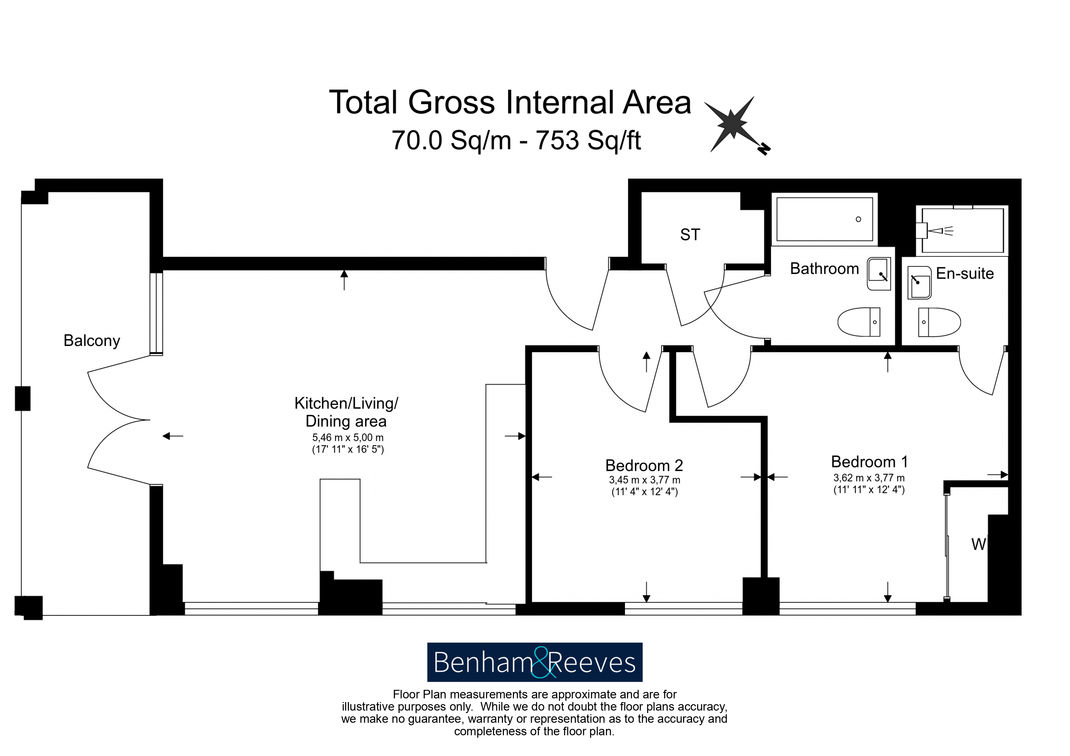 2 bedrooms flat to rent in Regency House, North West Quarter, NW6-Floorplan