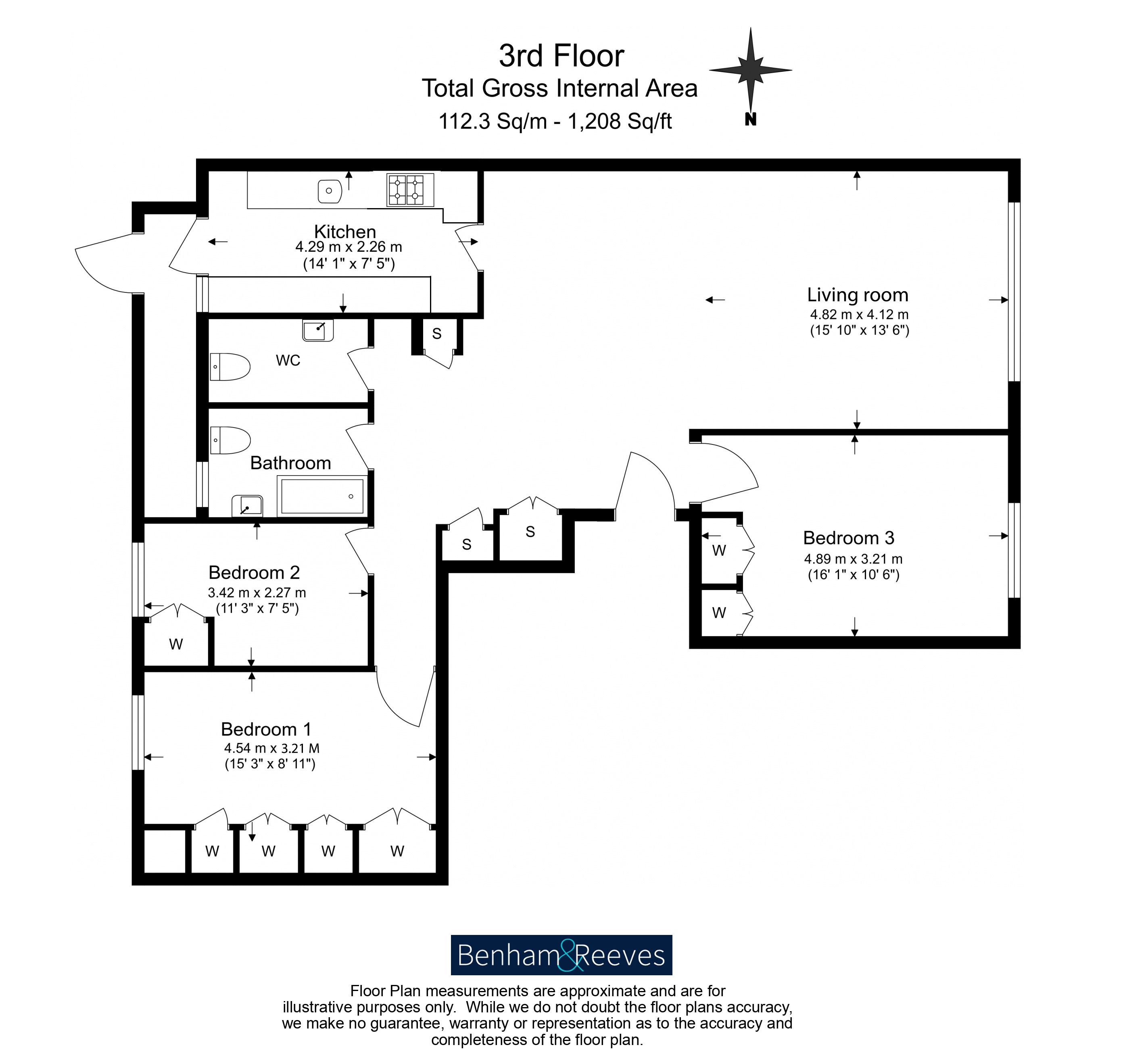 1 bedroom flat to rent in Montrose Court, Princes Gate, SW7-Floorplan