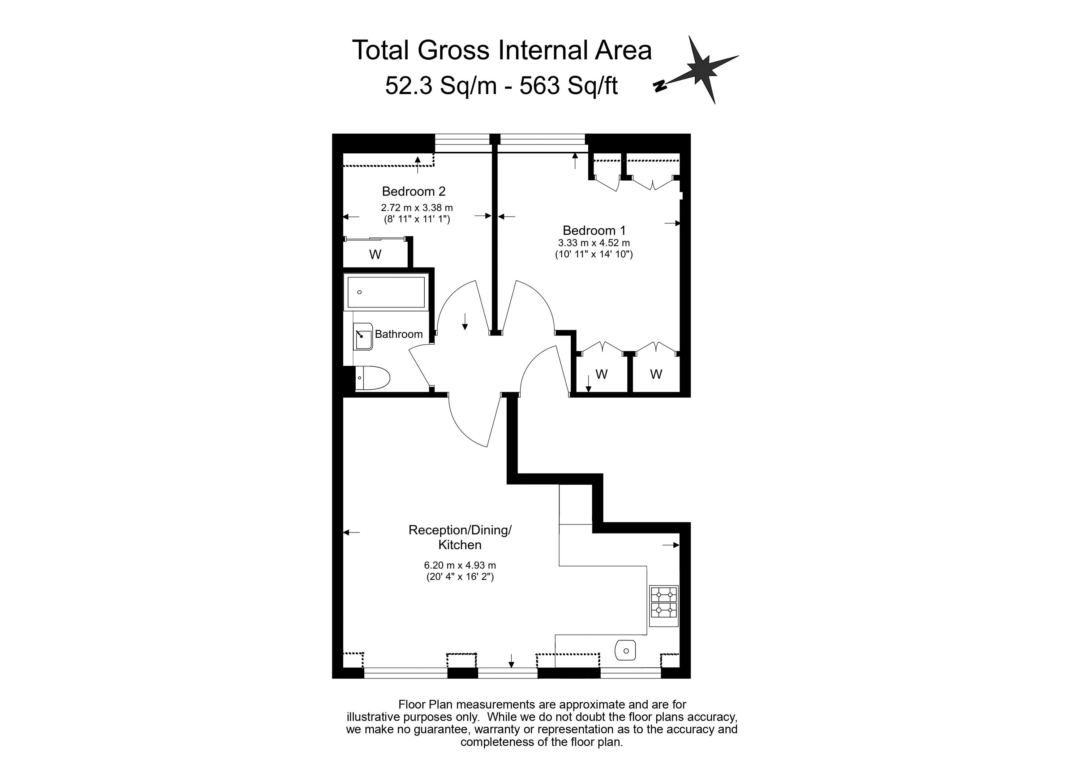 2 bedrooms flat to rent in Egerton Gardens, Knightsbridge, SW3-Floorplan