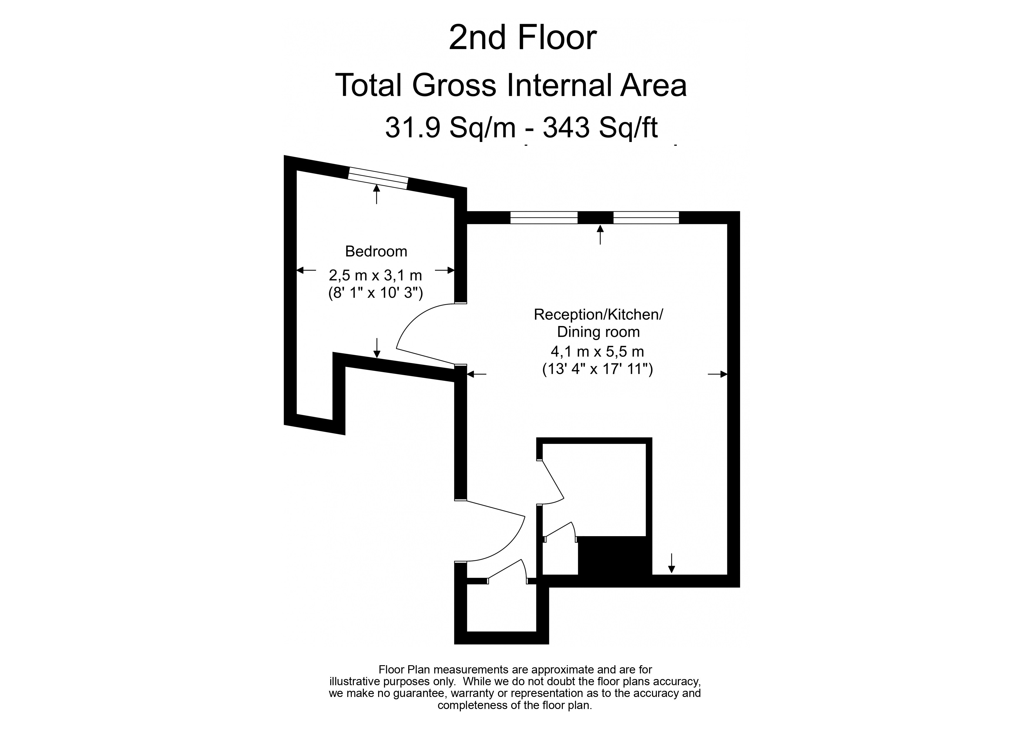 1 bedroom flat to rent in Egerton Gardens, Knightsbridge, SW3-Floorplan