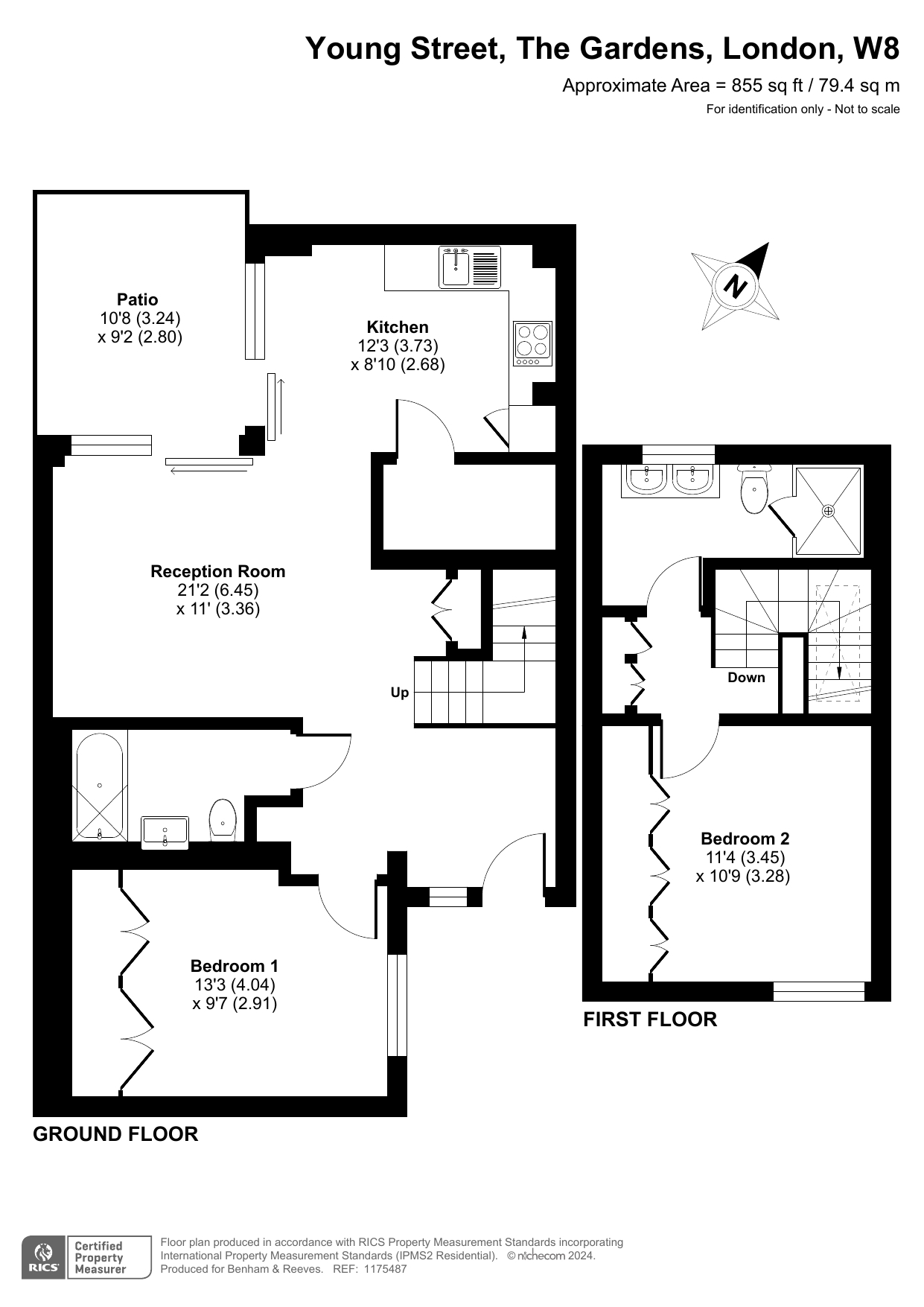 2 bedrooms house to rent in Young Street, Kensington, W8-Floorplan