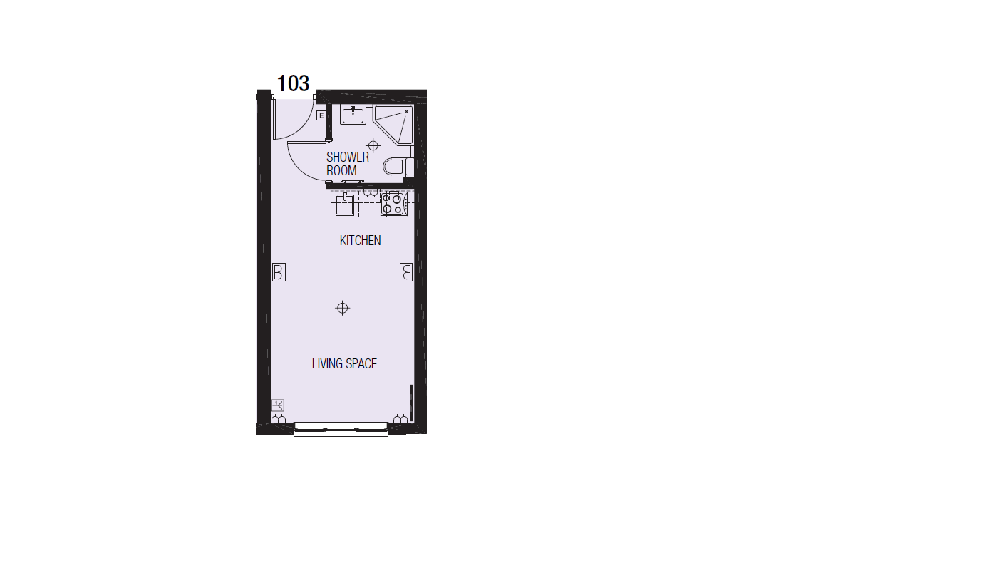 Studio flat to rent in Heritage Avenue, Colindale, NW9-Floorplan