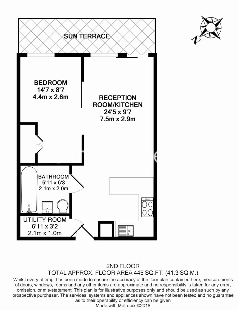 1 bedroom flat to rent in Boulevard Drive, Colindale, NW9-Floorplan