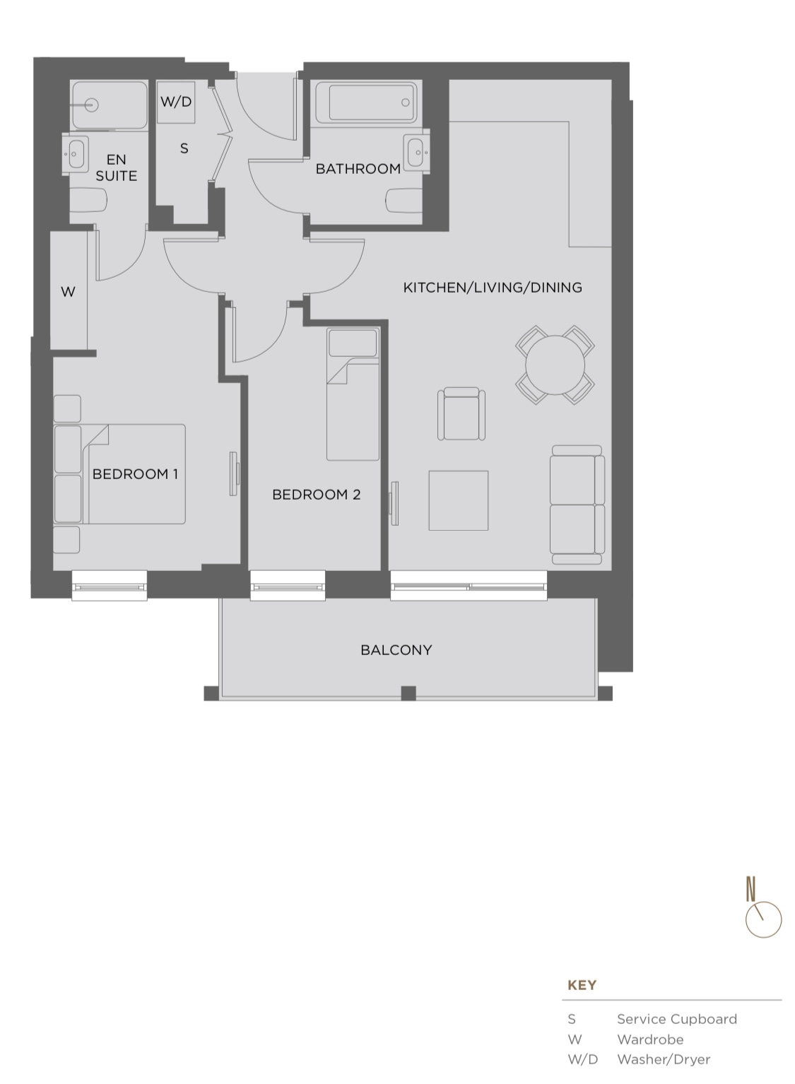 2 bedrooms flat to rent in Lismore Boulevard, Colindale, NW9-Floorplan