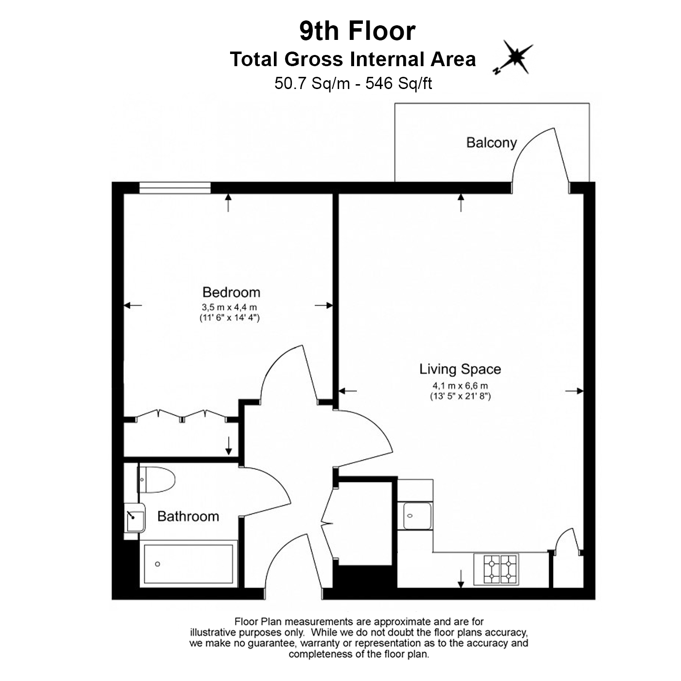 1 bedroom flat to rent in Farine Avenue, Hayes, UB3-Floorplan