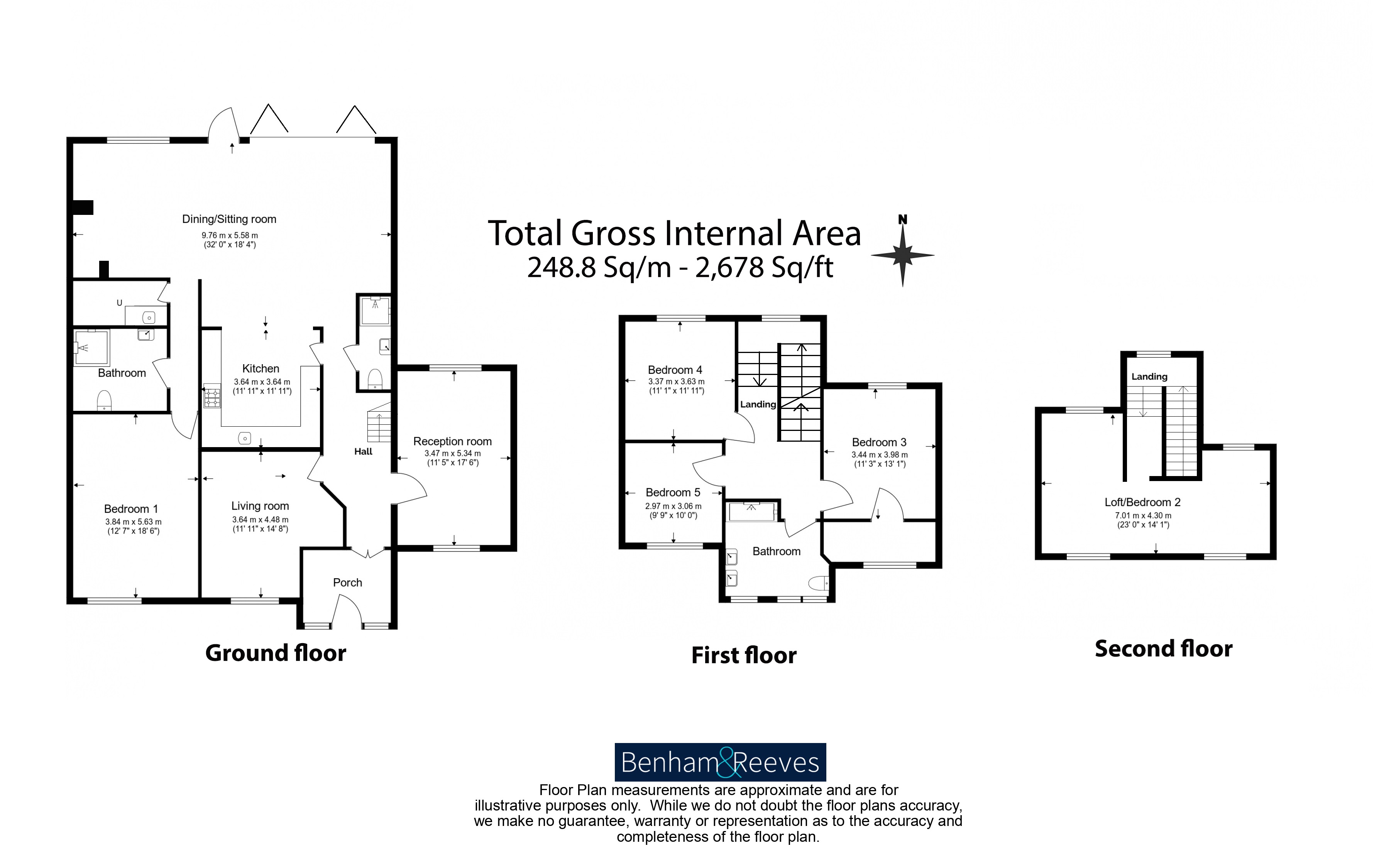 5 bedrooms house to rent in Swakeleys Road, Uxbridge, UB10-Floorplan