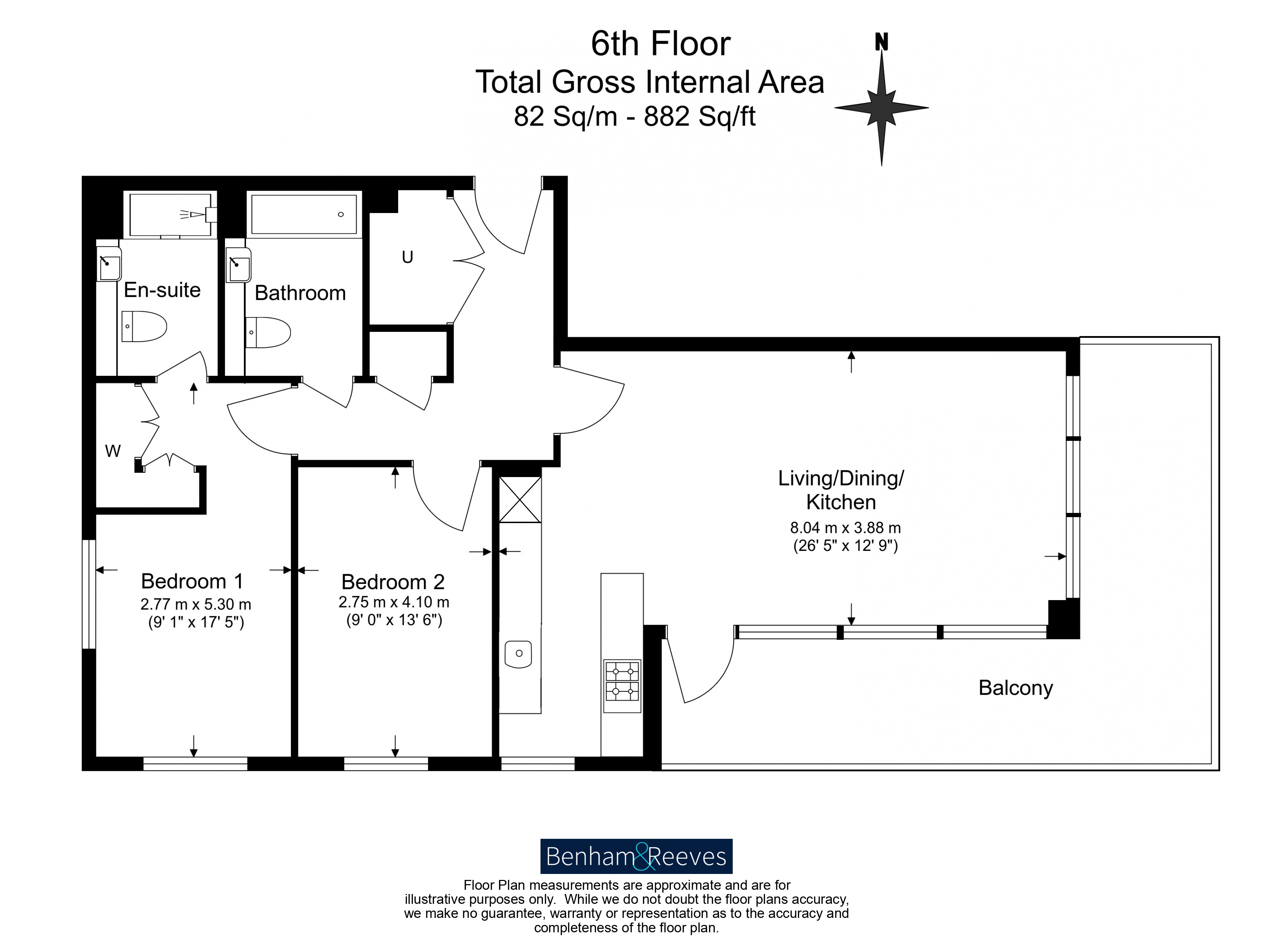 2 bedrooms flat to rent in Beresford Avenue, Grand Union, HA0-Floorplan