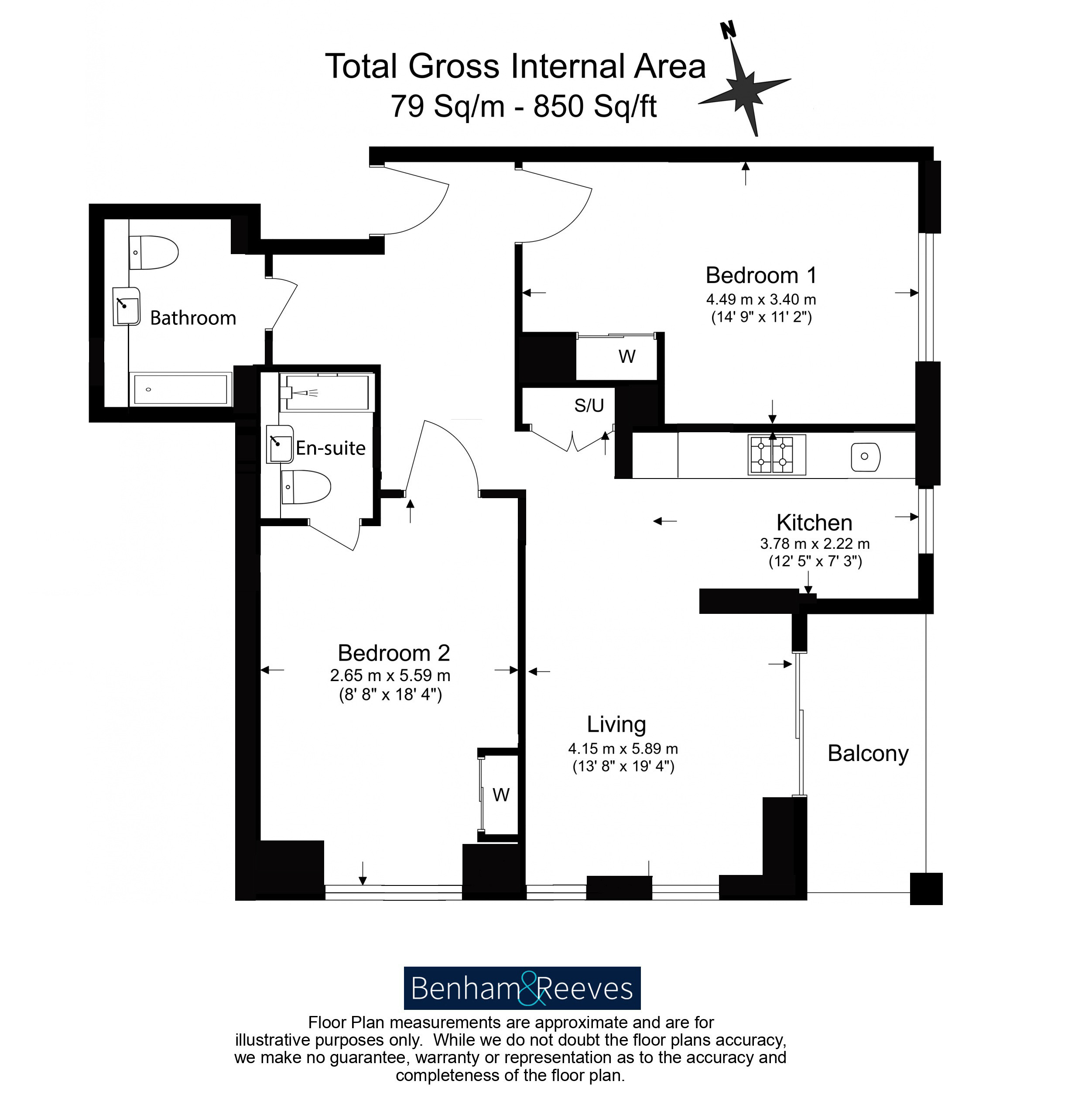 2 bedrooms flat to rent in One Thames Quay, Marsh Wall, E14-Floorplan