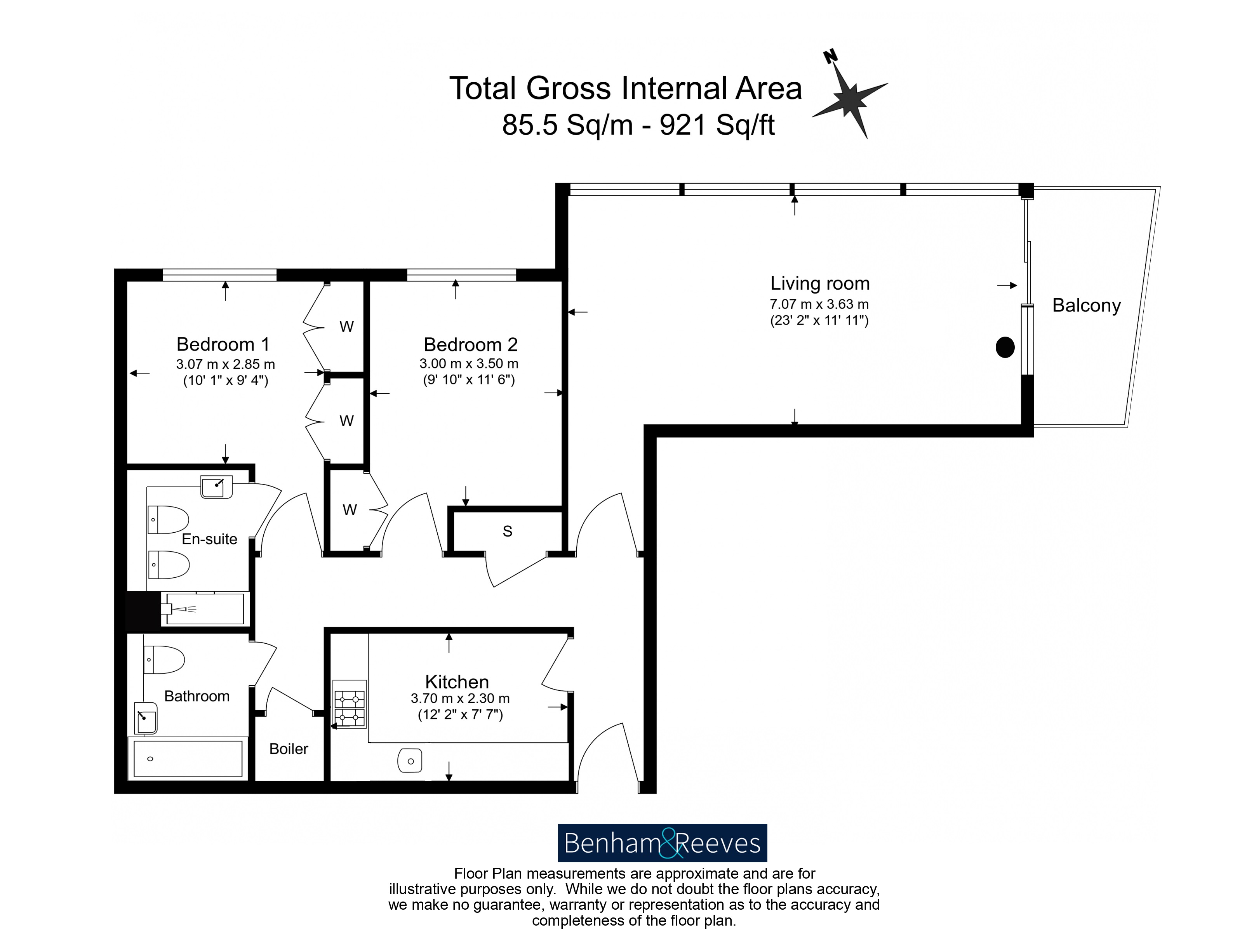 2 bedrooms flat to rent in Harbour Reach, Imperial Wharf, SW6-Floorplan