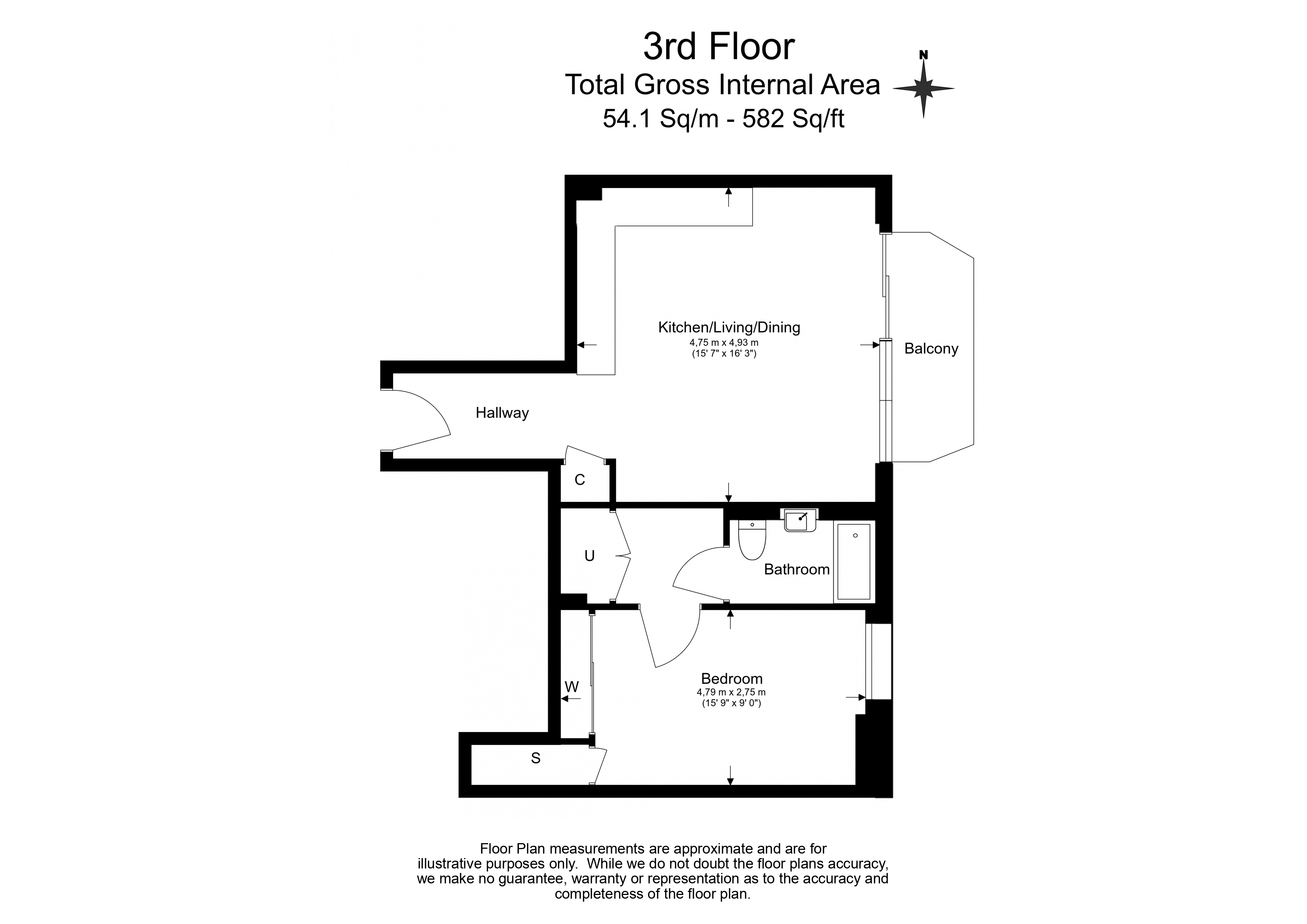 1 bedroom flat to rent in Brigadier Walk, Royal Arsenal Riverside, SE18-Floorplan