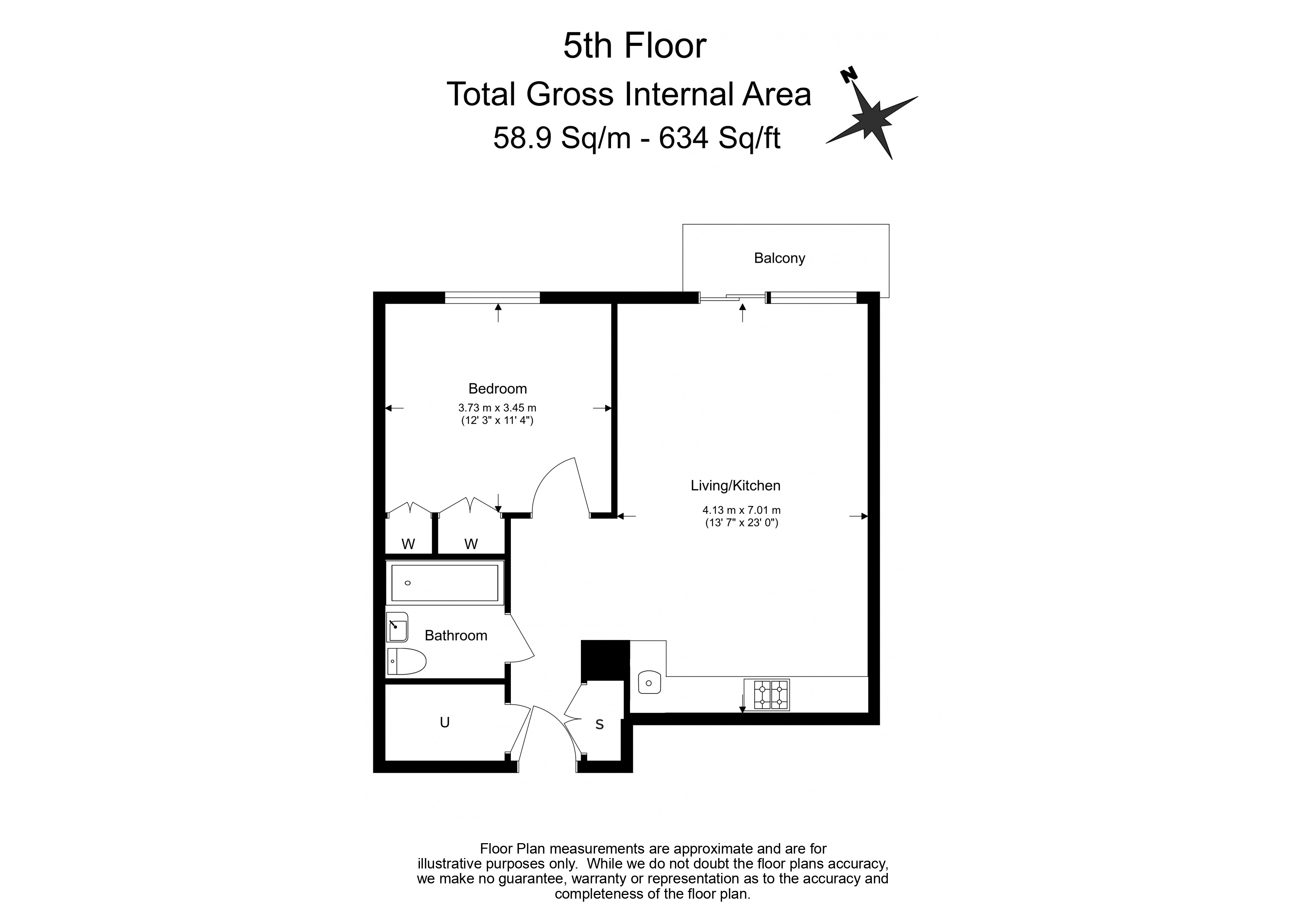 1  bedroom flat to rent in Pegler Square, Kidbrooke Village, SE3-Floorplan