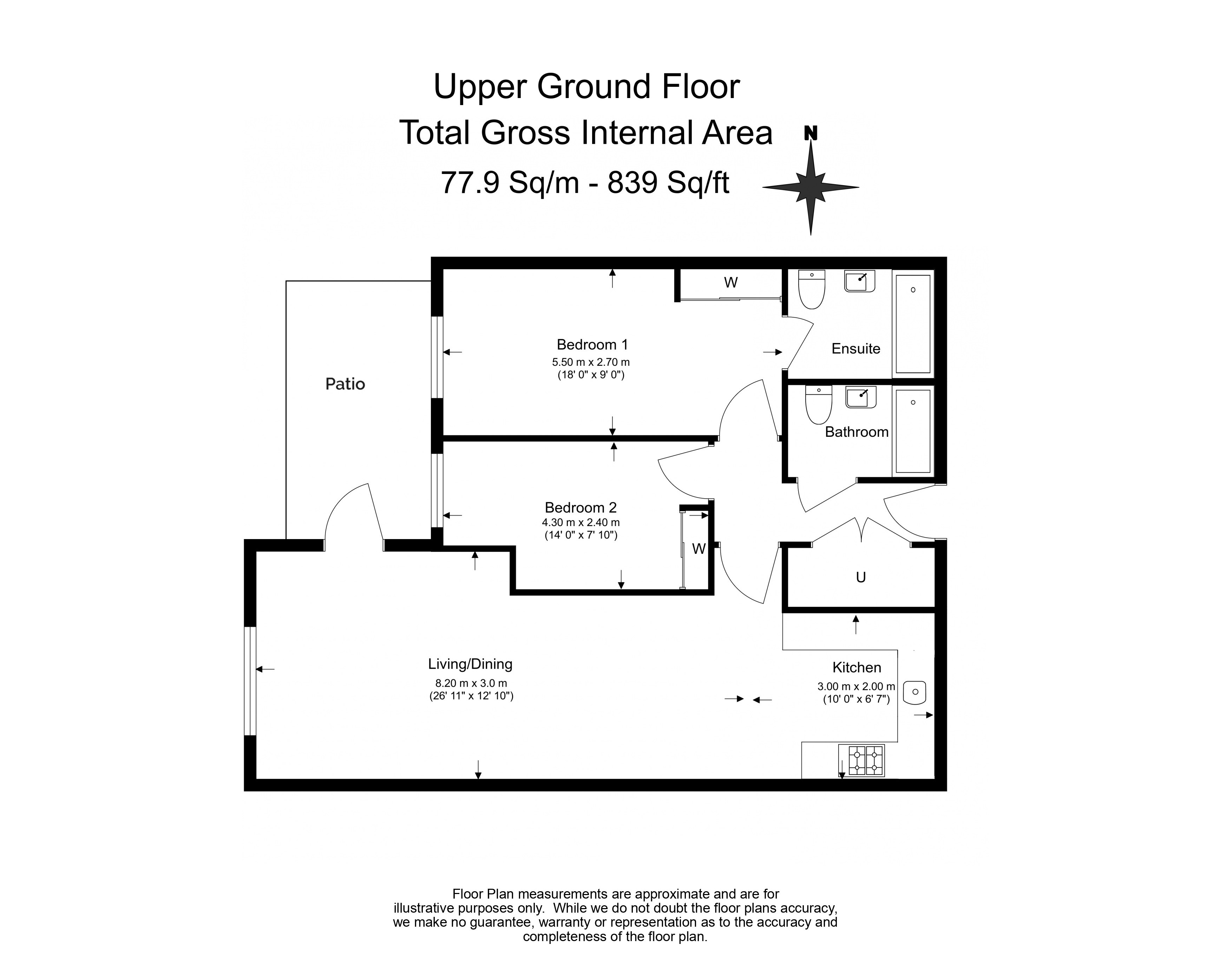 2 bedrooms flat to rent in Argyll Road, Royal Arsenal Riverside, SE18-Floorplan