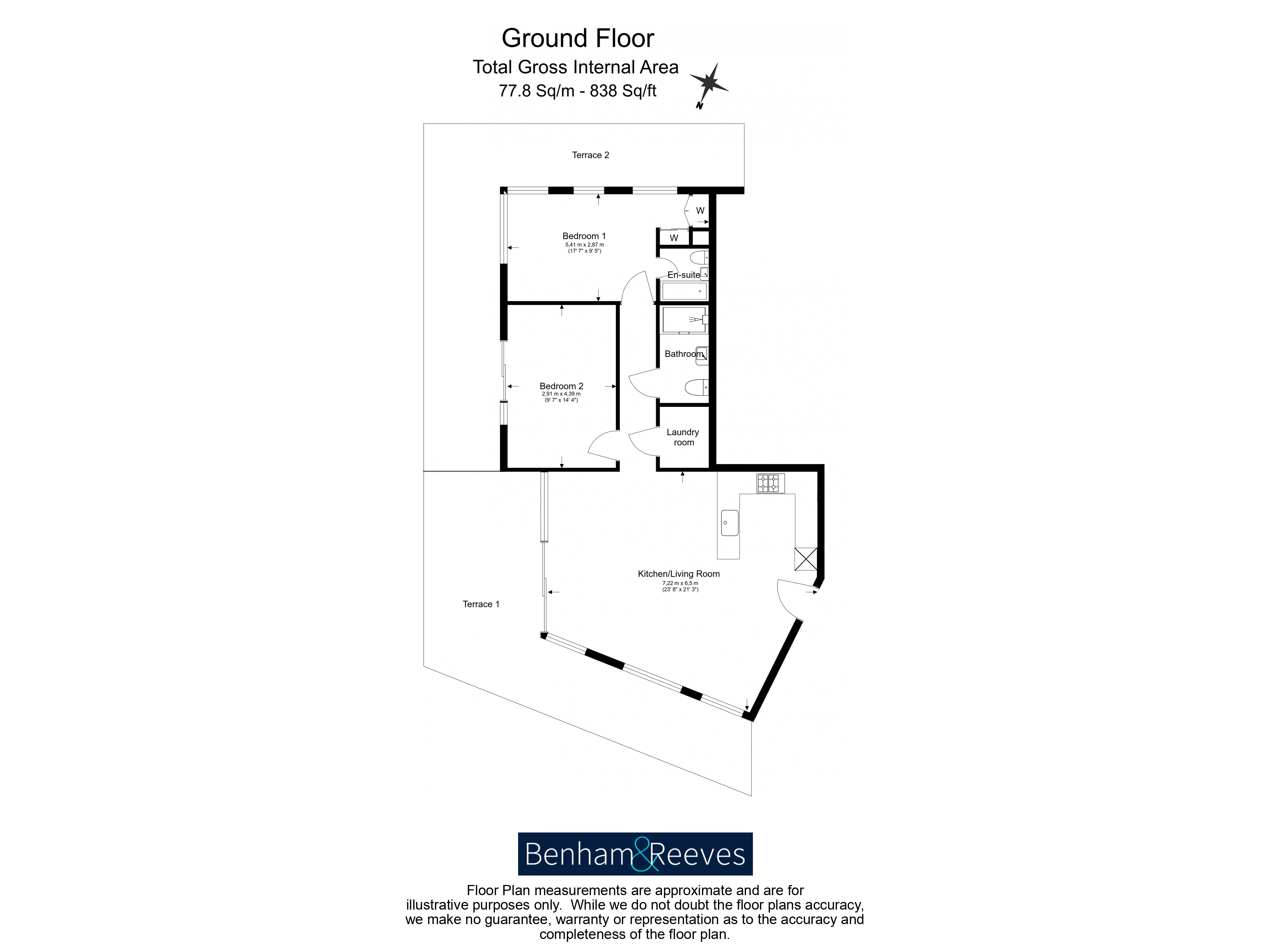 2 bedrooms flat to rent in Duke of Wellington Avenue, Royal Arsenal Riverside, SE18-Floorplan