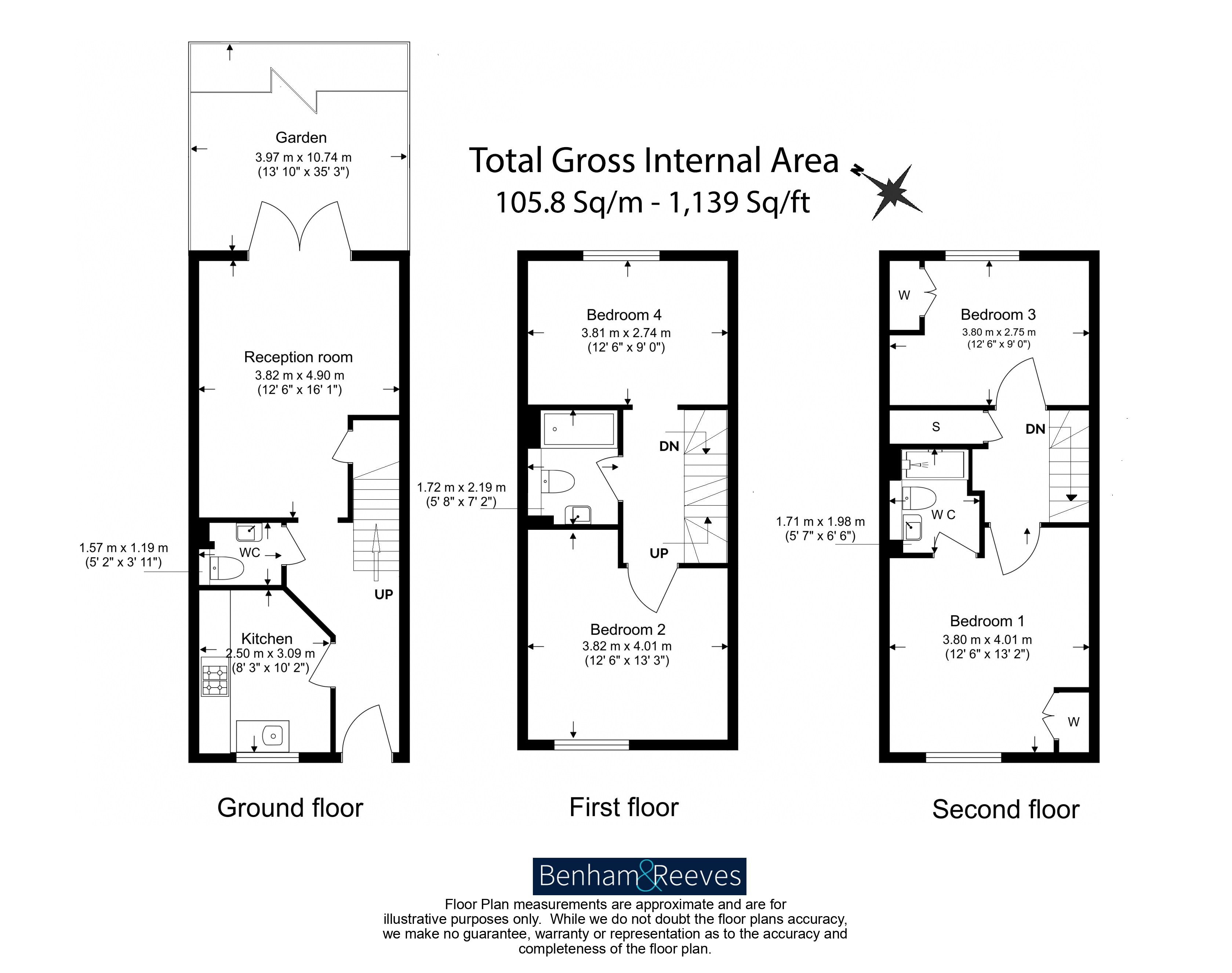 4 bedrooms flat to rent in Hastings Street, Royal Arsenal Riverside, SE18-Floorplan