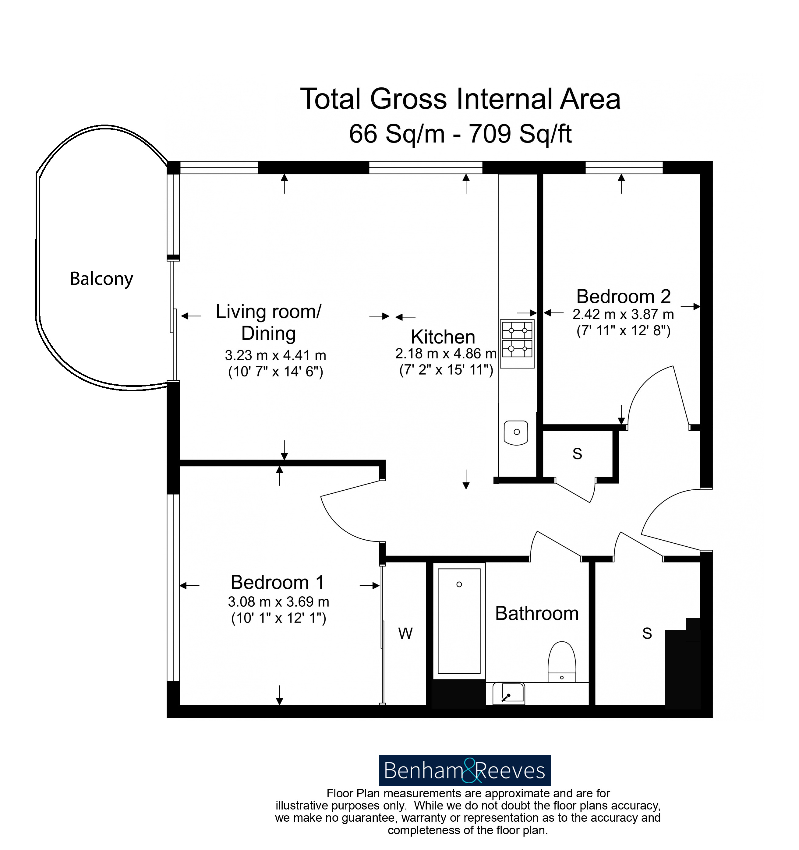 2 bedrooms flat to rent in Astel Road, Kidbrooke Village, SE3-Floorplan