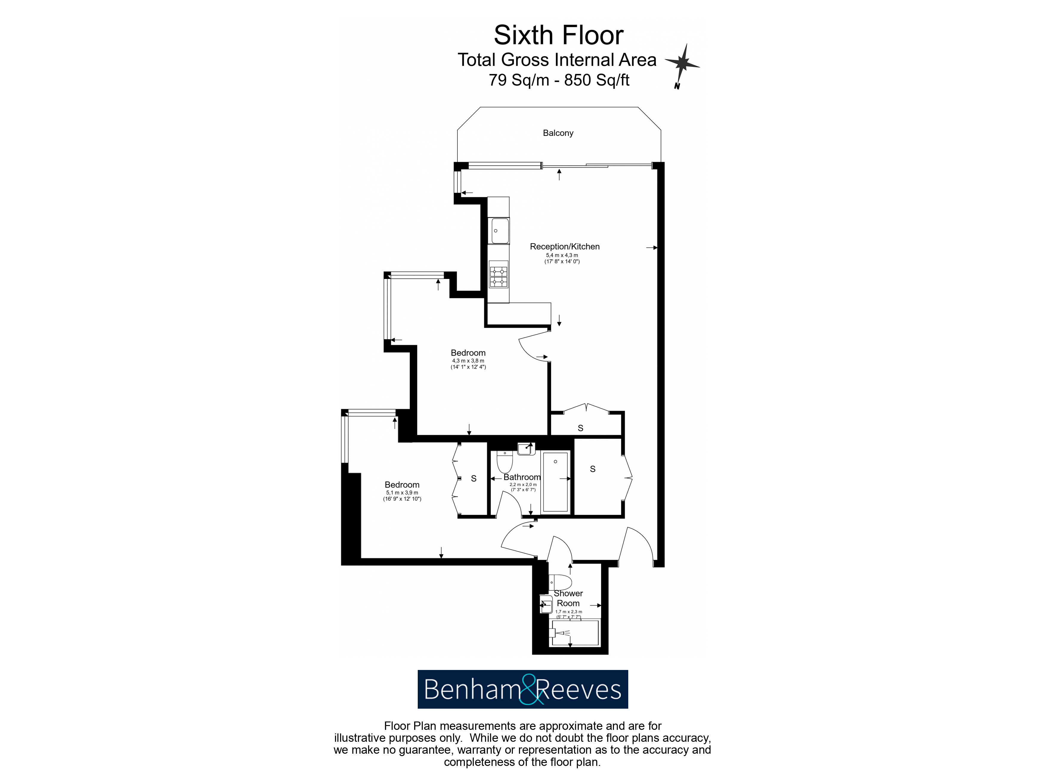 2 bedrooms flat to rent in Brigadier Walk Royal, Arsenal Riverside, SE18-Floorplan