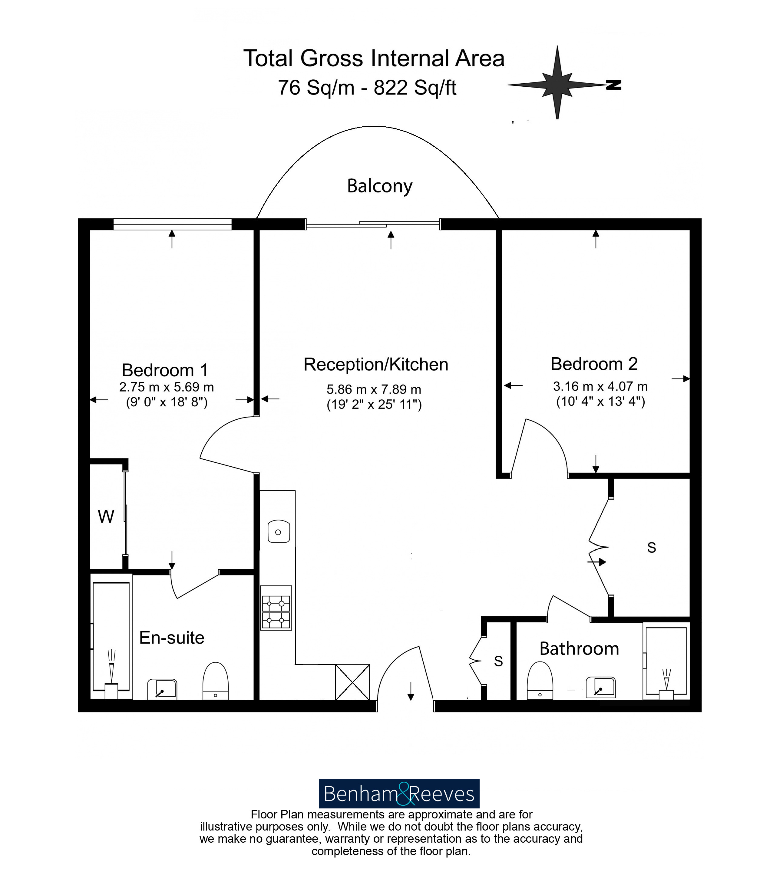 2  bedrooms flat to rent in Kidbrooke Village,Townsend Road , SE3-Floorplan