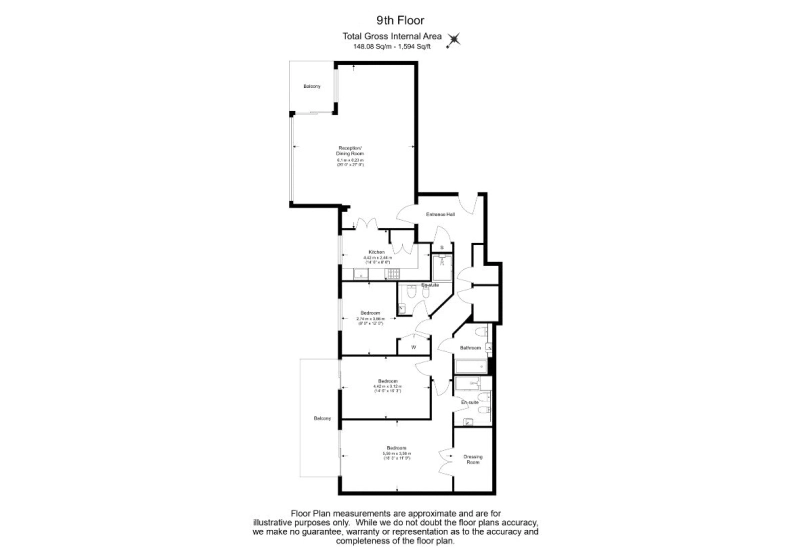 3 bedrooms apartments/flats to sale in The Boulevard, Imperial Wharf-image 24