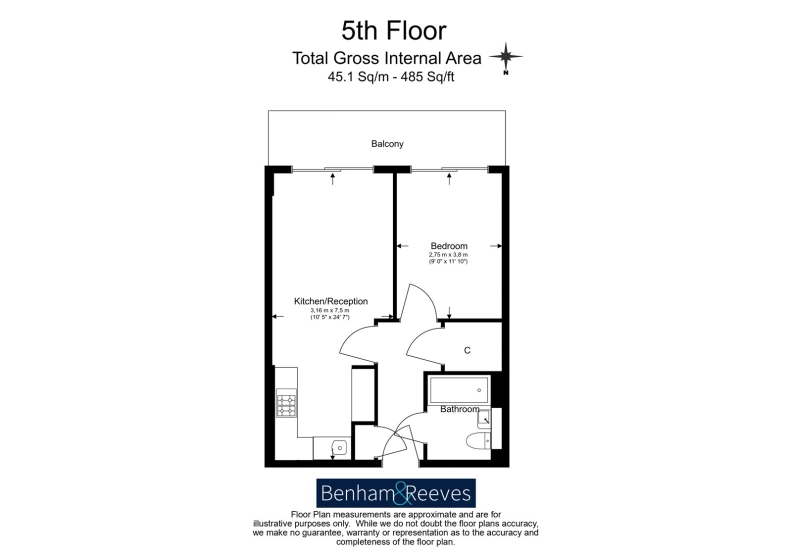 1 bedroom apartments/flats to sale in Royal Carriage Mews, Woolwich-image 16