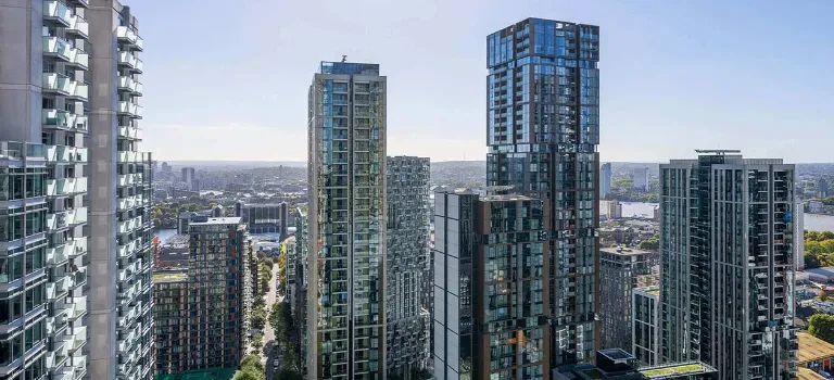 South Quay Plaza in Canary Wharf